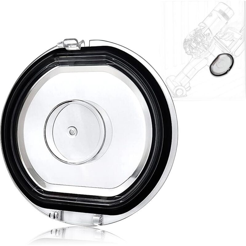 foto del prodotto snq couvercle de r servoir poussi re pour dyson v7 v8 aspirateur, couvercle de r servoir poussi re de remplacement, pi ce de rechange pour