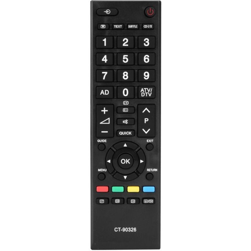 foto del prodotto snq ct 90326 telecomando sostitutivo multifunzione per tv per controller toshiba