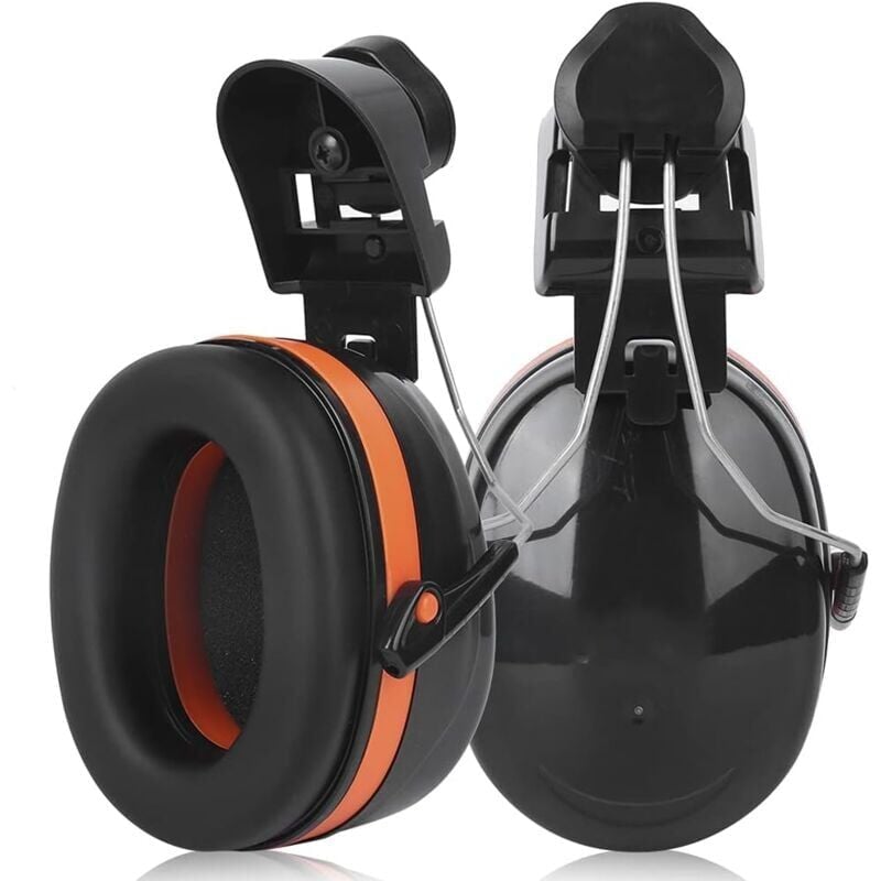 foto del prodotto snq cuffie antirumore attaccabili, protezioni auricolari portatili nrr 25db con riduzione del rumore montate sul cappuccio, cuffie di protezione