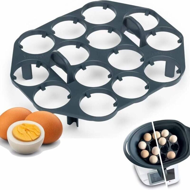 foto del prodotto snq cuiseur vapeur ufs 14 trous, support pour cuiseur vapeur ufs, cuiseur vapeur multifonction compatible avec thermomix tm6 tm5 tm31,