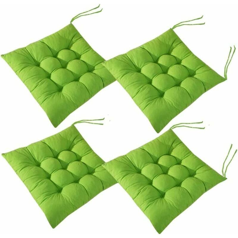 foto del prodotto snq cuscini per sedia quadrati 40x40 cuscini per seduta decorazione per la casa cuscino trapuntato, comodo e colorato ideale per interni ed