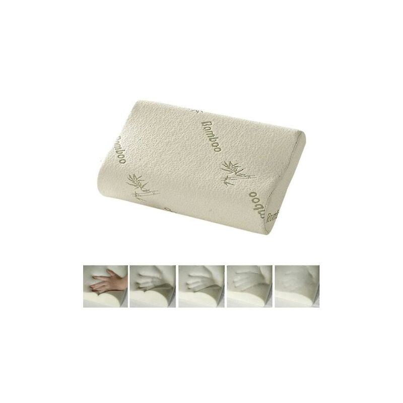 foto del prodotto snq cuscino in bamb per dormire ctmw, cuscino in memory foam, cuscino oreiller, cuscino traspirante sano, ortopedico, sollievo dalla stanchezza