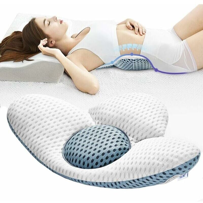 foto del prodotto snq cuscino lombare ortopedico per dormire e sostenere la zona lombare durante la gravidanza e la sciatica.