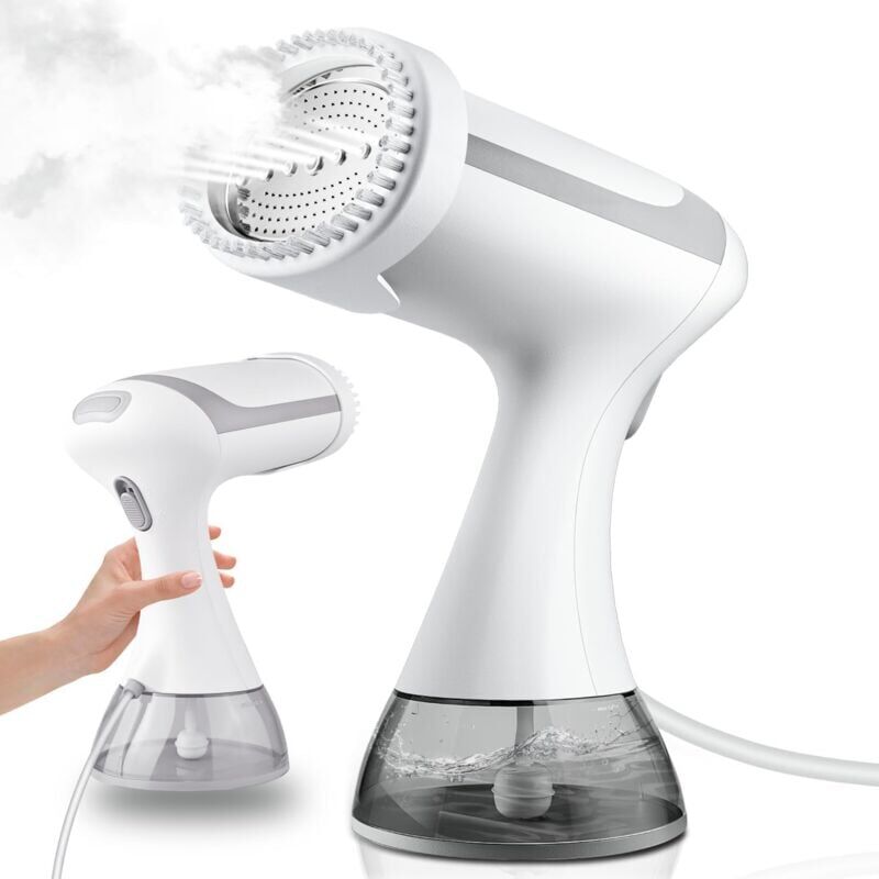 foto del prodotto snq d froisseur vapeur, 1500w d froisseur vapeur portable, defroisseur vapeur vertical avec r servoir d eau de 300ml, r chauffage rapide en 20s,