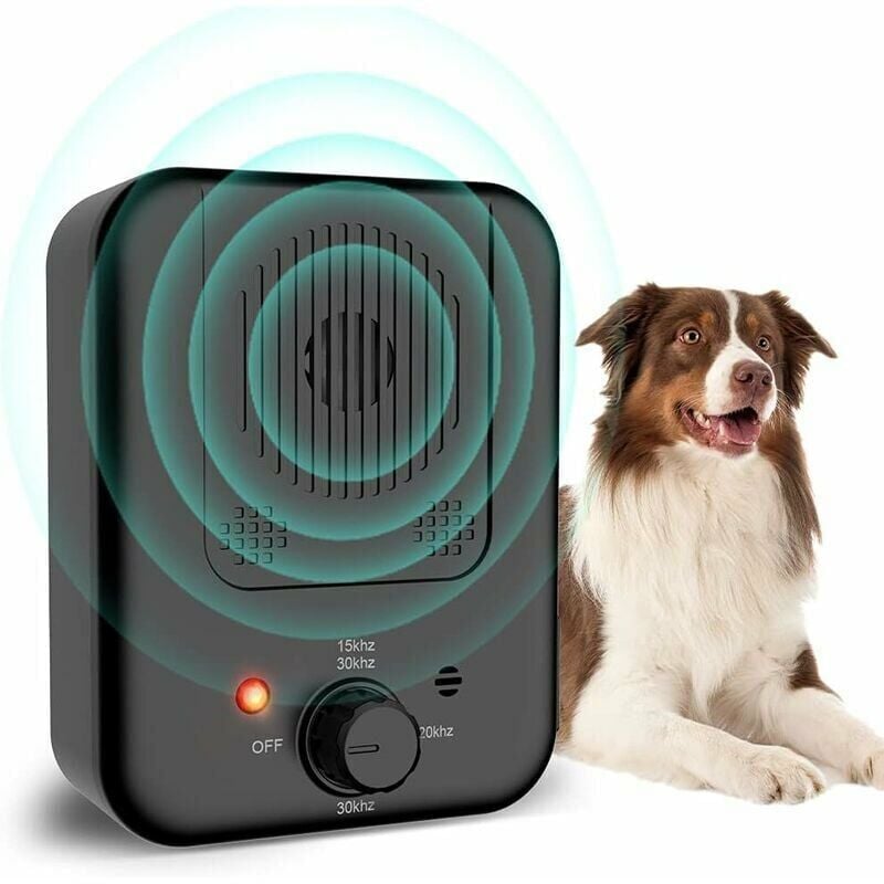 foto del prodotto snq dispositivo antiabbaio ad ultrasuoni per cani impermeabile automatico adatto a cani di piccola e grande taglia,