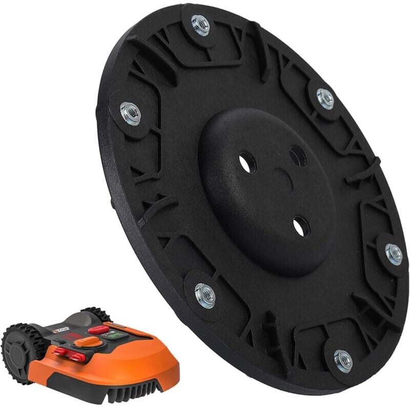 foto del prodotto snq disque de lame de rechange, r gl , spinner 6 lames pour tondeuses gazon robotis es worx landxcape kress einhell