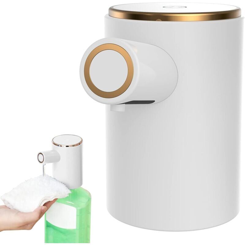 foto del prodotto snq distributore automatico di sapone con sensore a infrarossi, distributore di sapone liquido con ricarica usb, distributore di sapone in schiuma