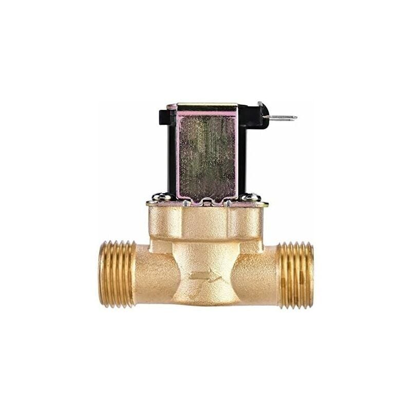 foto del prodotto snq elettrovalvola in ottone magnetica 1 2 ac 220v n c normalmente chiusa valvola di flusso per il controllo dell acqua