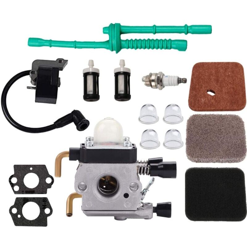 foto del prodotto snq ensemble carburateur c1q s97 adapt la tondeuse stihl fs55 fs55r fs55c fs45 fs75 fs80 fs85 hs75 c1q s143 c1q s153 c1q s186 a b