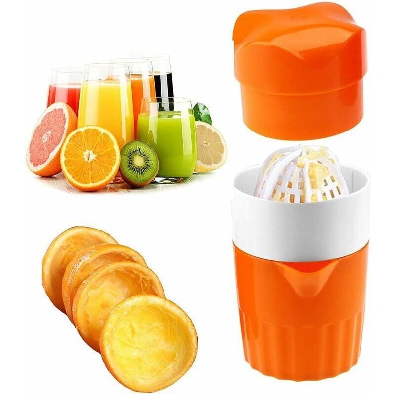foto del prodotto snq estrattore di succo a pressione manuale, spremiagrumi manuale per uso domestico, spremiagrumi in bottiglia, spremiagrumi, estrattore a