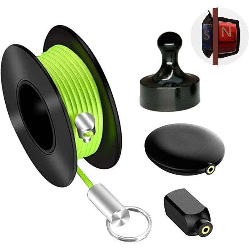 foto del prodotto snq estrattore magnetico per cavi, per elettricista, supporto per tubi elettrici, strumento per cavi utilizzato