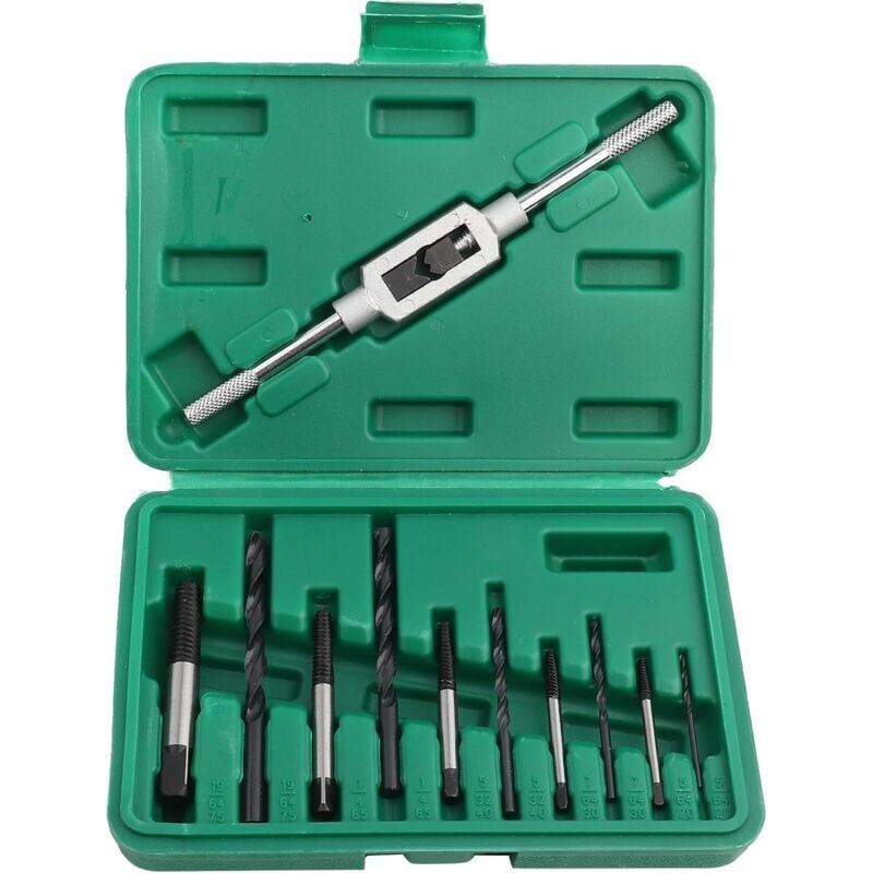 foto del prodotto snq estrattore per viti rotte 11 pezzi punte per trapano per viti rotte e set di estrattori bulloni elementi di fissaggio rimossi strumento di