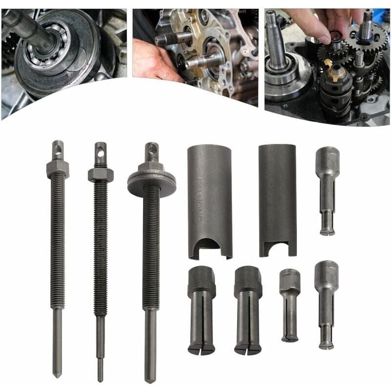 foto del prodotto snq estrattori per cuscinetti per motociclette, kit di strumenti per la rimozione dei cuscinetti interni da 8 pezzi, set di estrattori per