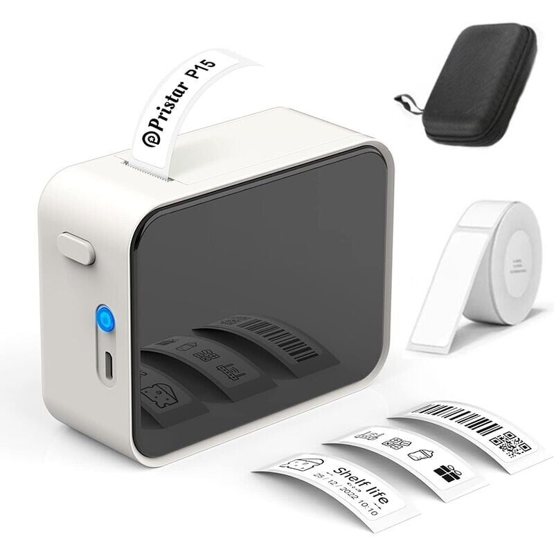 foto del prodotto snq etichette, stampante per etichette portatile stampante termica per etichette bluetooth, stampante per etichette, utilizzata in ufficio, per