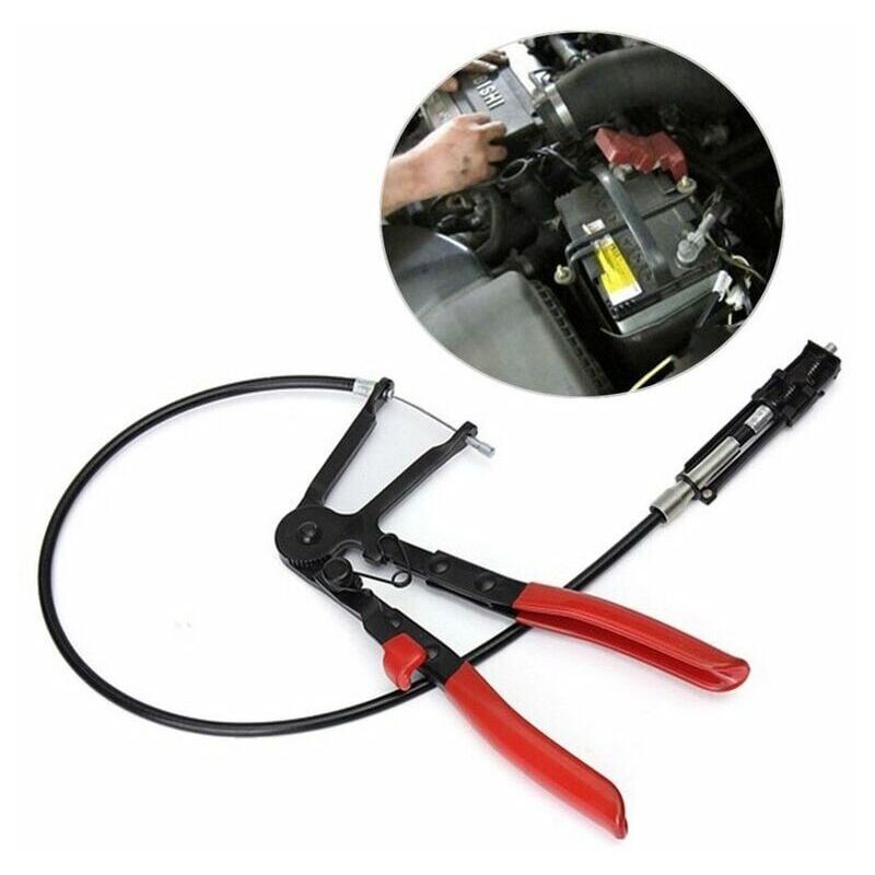 foto del prodotto snq fascette stringitubo lunghe fascette stringitubo flessibili clip di fissaggio pinze di rimozione a cricchettofascette stringitubo lunghe
