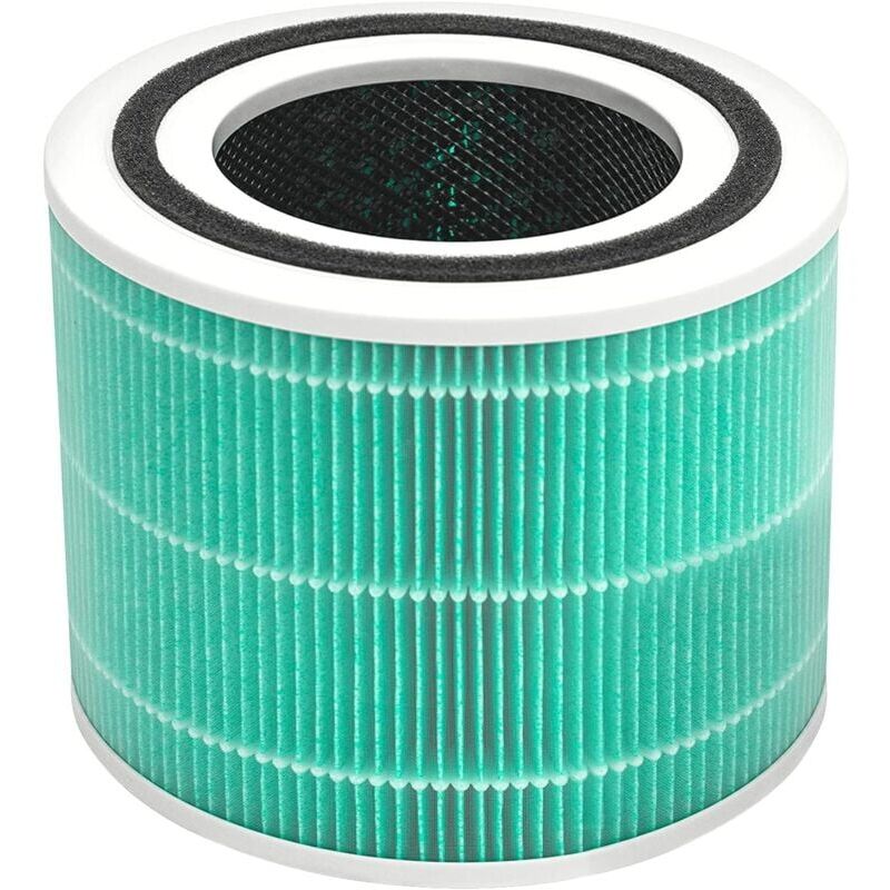 foto del prodotto snq filtre de rechange core 300 compos d un filtre hepa h13, d un filtre charbon actif et d un pr filtre pour purificateur d air core 300