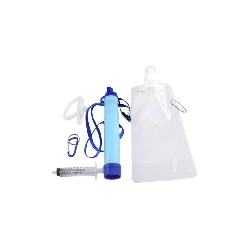 foto del prodotto snq filtre eau personnel, mini syst me de filtration d eau, paille de filtration d eau pour boire, randonn e, camping, voyage, appareils