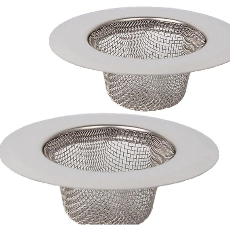 foto del prodotto snq filtri in acciaio inox, mini filtri per lavello, filtro di scarico per lavello in acciaio inox, filtro a rete, filtro per doccia, bagno o