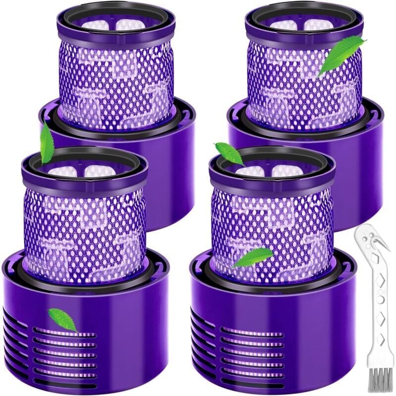 immagine 0 del prodotto snq filtri per dyson v10 cyclone v10 sv12 series con 1 spazzola lavabile per aspirapolvere v10 absolute v10 animal v10 total clean,