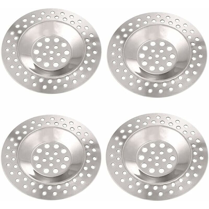 foto del prodotto snq filtro per lavello in acciaio inox 4 pezzi filtro per lavello in acciaio inox filtro per lavello da cucina tappo per lavello tappo di scarico