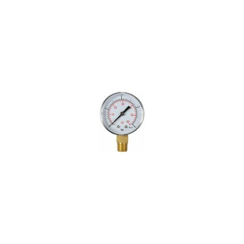foto del prodotto snq filtro per piscina da 50 mm manometro per pressione dell acqua 0 60 psi 0 4 bar filettatura 1 4 npt