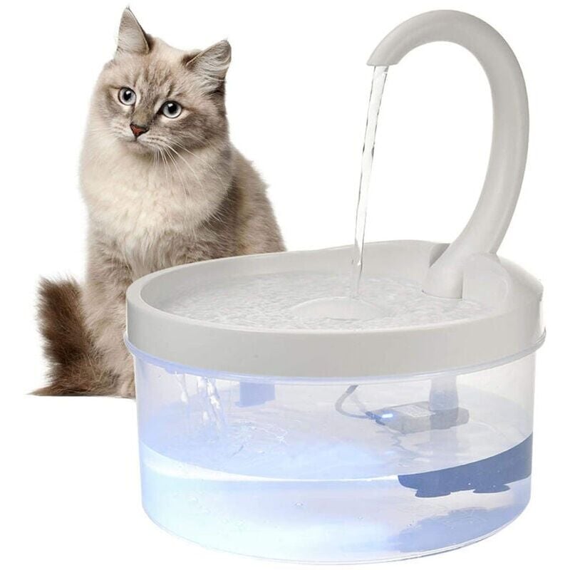 foto del prodotto snq fontanella per gatti fontanella per gatti con finestra di avvio dell acqua fontanella per gatti con filtro per bere