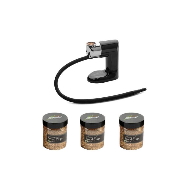 foto del prodotto snq fumoir portable pistolet fumer pour fumoir froid gratuit 3 sciures pour fumoir, pistolet fumer portable, pipe fumage professionnel