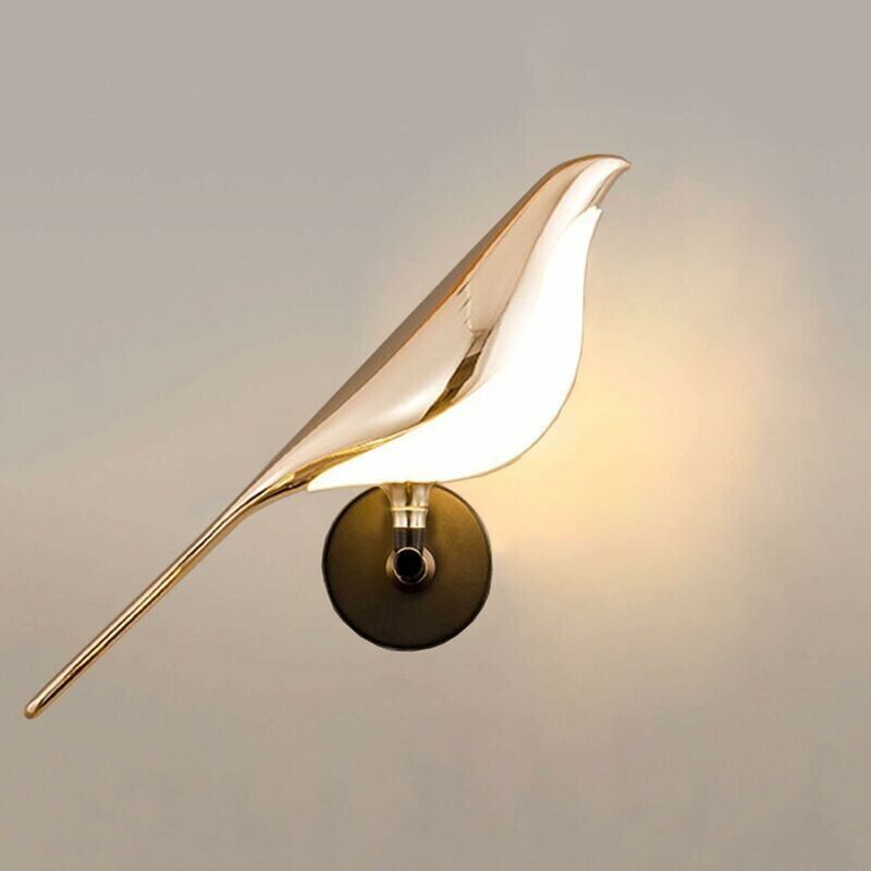 foto del prodotto snq gabrielle 4500k lampada da parete per interni, moderna lampada da tavolo a forma di uccello, lampada da comodino, applique da parete, semplice