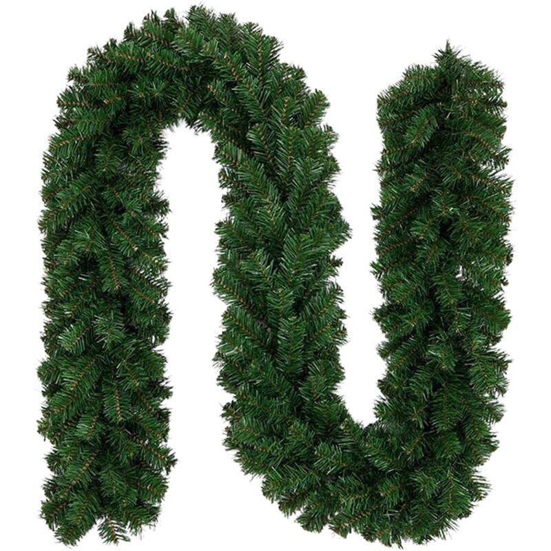 foto del prodotto snq ghirlanda di alberi di natale artificiali, ghirlande di decorazioni natalizie, decorazioni per le feste per interni ed esterni, giardini,