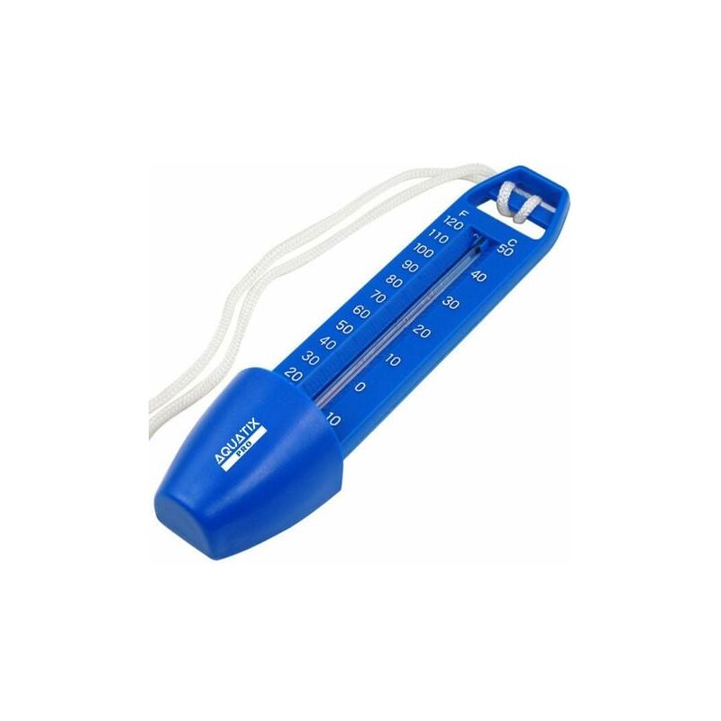 foto del prodotto snq grande termometro per piscina con corda, tasca integrata e resistente agli urti, ideale per tutte le piscine esterne interne, spa, vasche