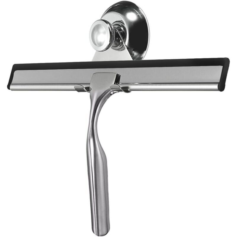 foto del prodotto snq grattoir de fen tre, balai d essuie glace, grattoir de nettoyage, grattoir de fen tre de douche en acier inoxydable alliage de zinc avec