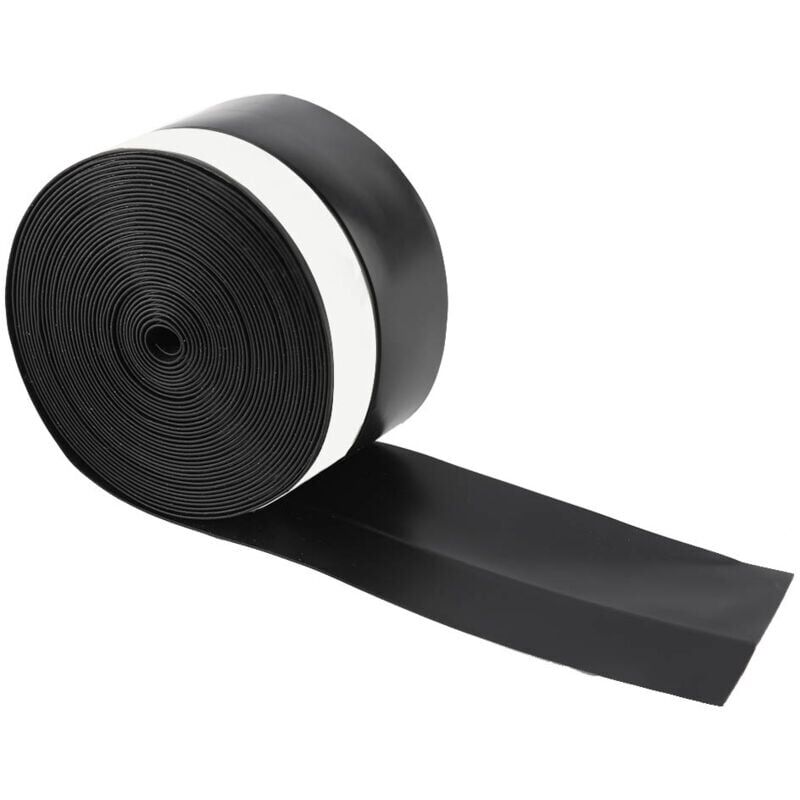 foto del prodotto snq guarnizione in silicone per guarnizioni, antivento, anticollisione, anti insetto, isolamento acustico, antipolvere, sigillante 5m 45mm nero 