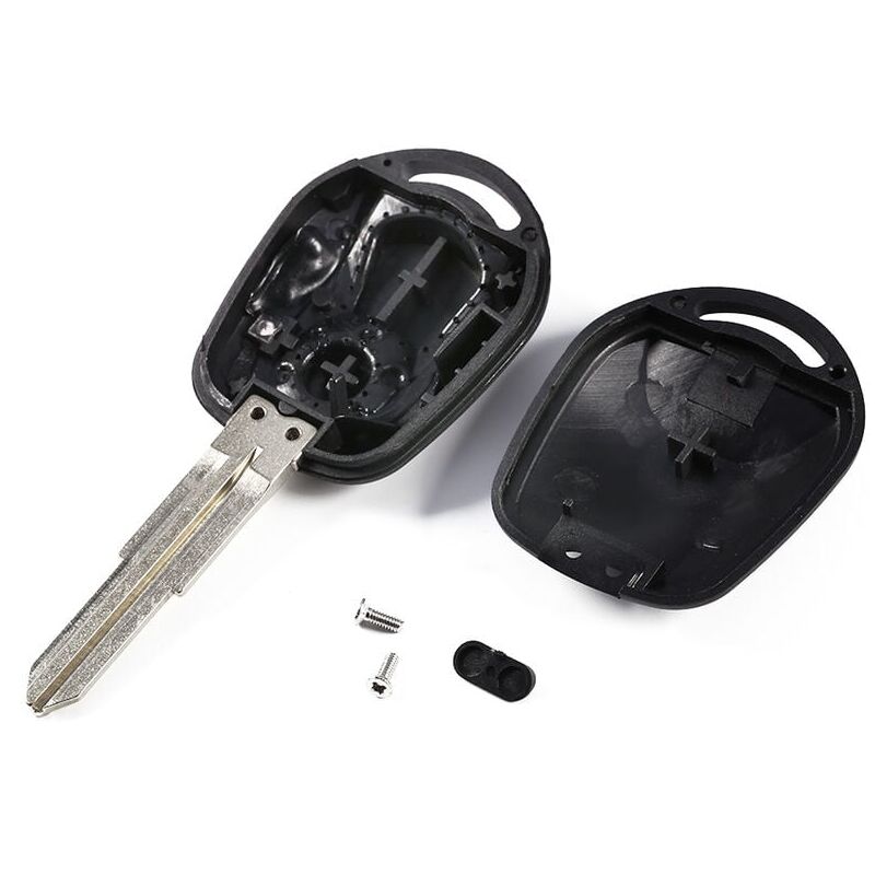 foto del prodotto snq guscio chiave telecomando, guscio chiave auto per chiave auto ssangyong actyon kyron rexton 2 pulsanti