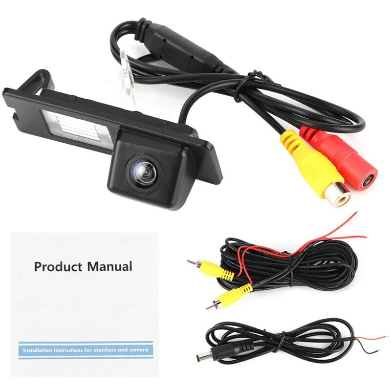 foto del prodotto snq hd ccd telecamera per la visione posteriore ip68 170 gradi luce targa telecamera per il parcheggio adatta per fluence duster