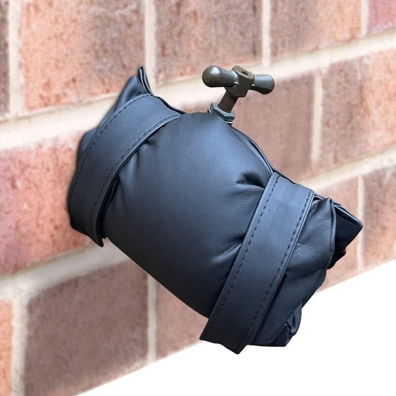 foto del prodotto snq housse antigel pour robinet ext rieur, 1826 cm, housse de robinet r utilisable imperm able et antigel, en cuir et remplie de coton pais,