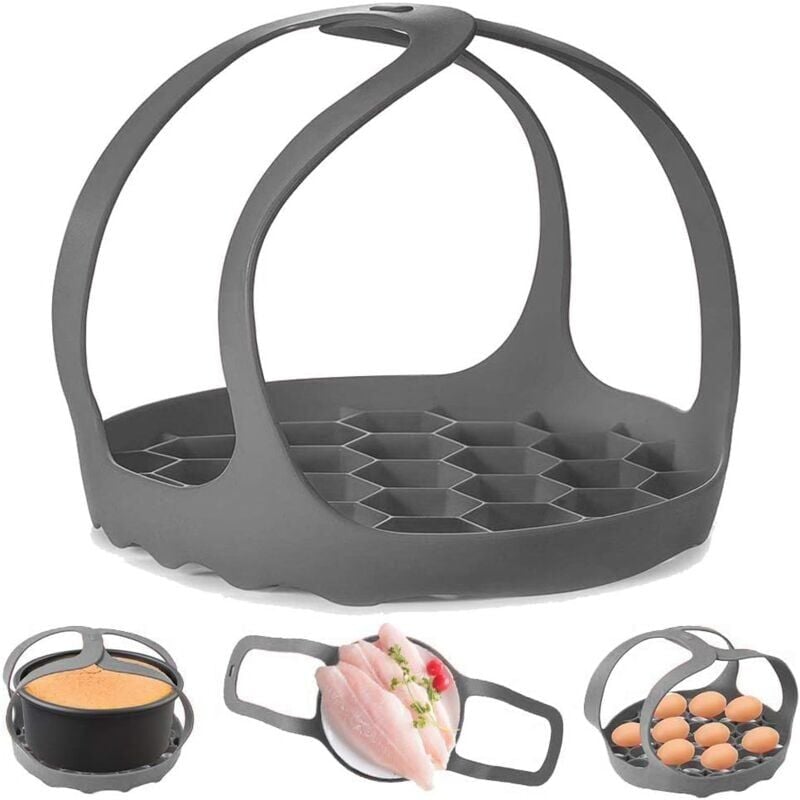 foto del prodotto snq imbracatura per pentola a pressione, imbracatura in silicone per pentole da 6 qt 8 qt instant pot cucina multifunzione antiscottatura per