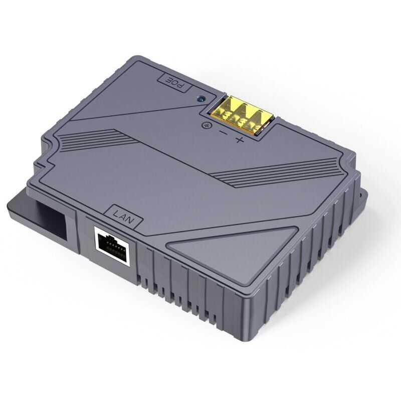 foto del prodotto snq injecteur poe passif starlink gen 3, 2 en 1 avec convertisseur poe boost starlink gen 3, adaptateur ethernet starlink pour starlink standard v3