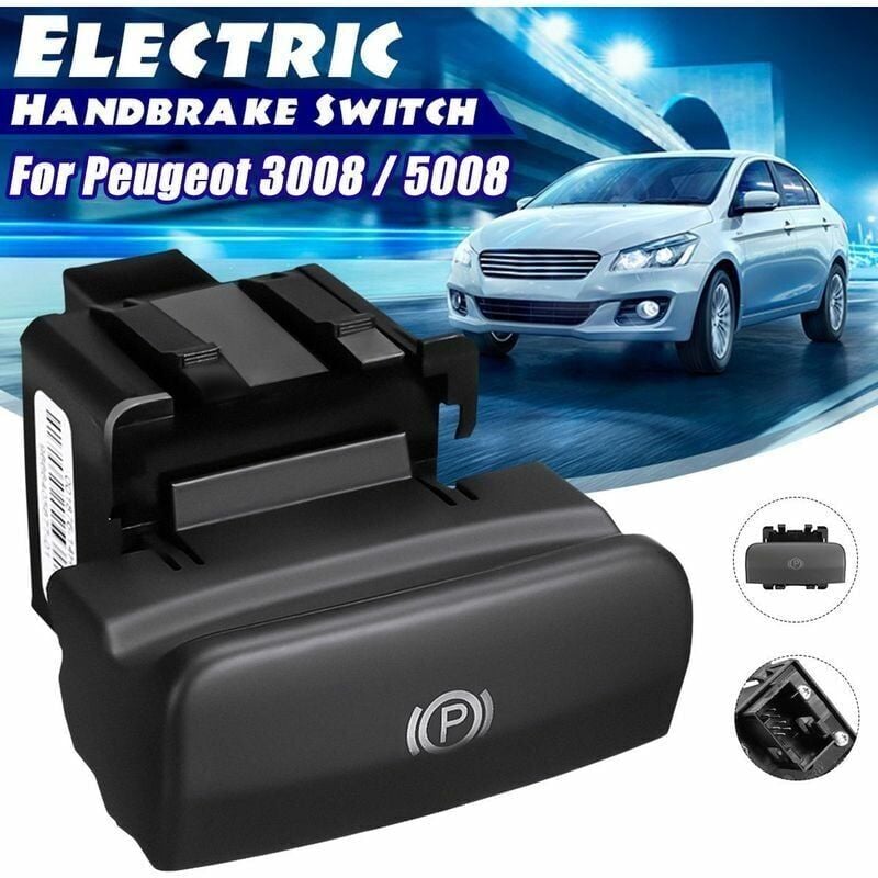foto del prodotto snq interruttore a pulsante del freno a mano elettrico per peugeot 3008 5008 470706