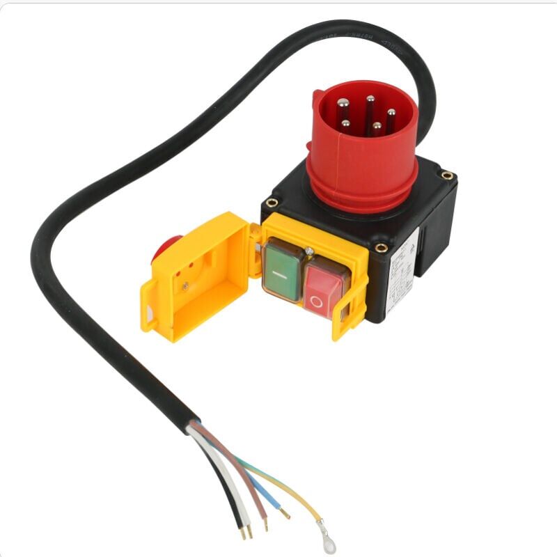 foto del prodotto snq interruttore di accensione spegnimento dell apparecchiatura koa7 380 400v cavo a nastro trifase spina industriale