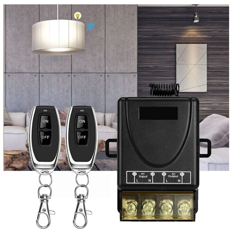 foto del prodotto snq interruttore di controllo remoto wireless ad alta potenza 433 mhz, ac 220 v 240 v 110 v 30 a rf per luce, pompa dell acqua, elettrodomestici,