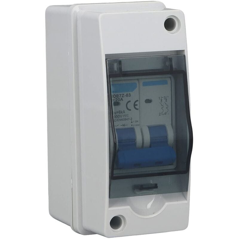 foto del prodotto snq interruttore di disconnessione jeffergarden 1000 v cc 20 a, quadro di distribuzione fotovoltaico impermeabile con scatola di distribuzione