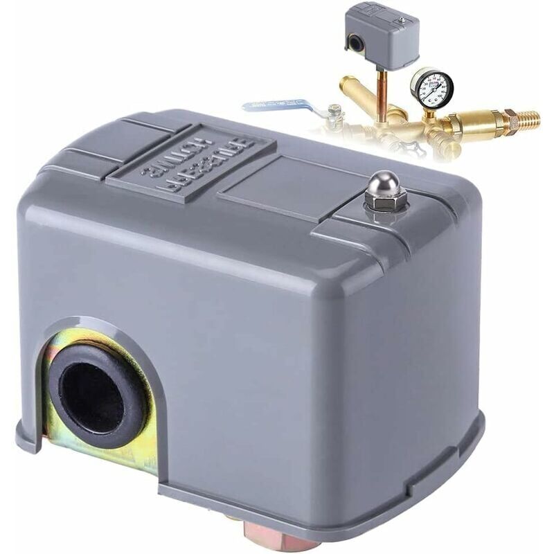 foto del prodotto snq interruttore di pressione della pompa 40 60 psi interruttore di controllo della pressione della pompa dell acqua con molla regolabile per pompa
