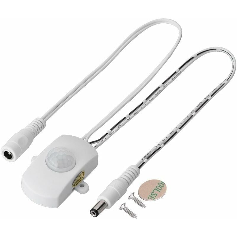 foto del prodotto snq interruttore luce sensore ir 5a dc 5 24v, interruttore sensore infrarosso umano con intervallo di ritardo regolabile 2 360 secondi, per