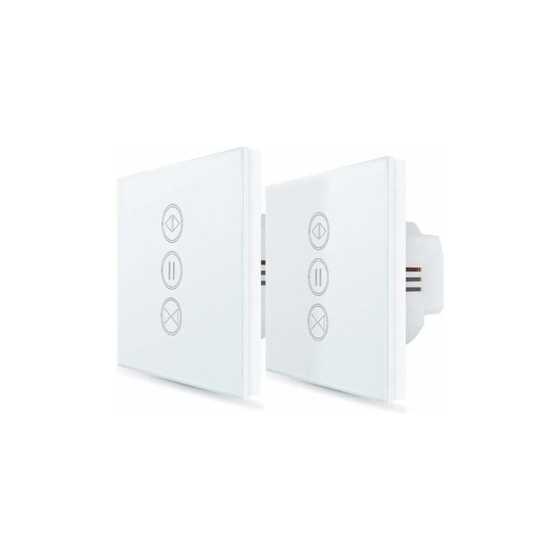 foto del prodotto snq interruttore per tapparelle intelligente 2x, apertura regolabile, interruttore per tende wi fi, compatibile con alexa e google home per il