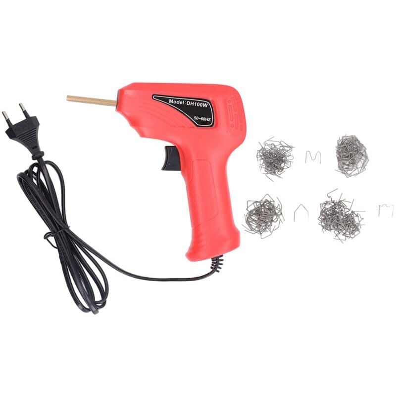 foto del prodotto snq jeffergarden torcia per saldatura in plastica con graffetta, pistola saldatrice per riparazione paraurti, robusta e maneggevole, kit spina ue