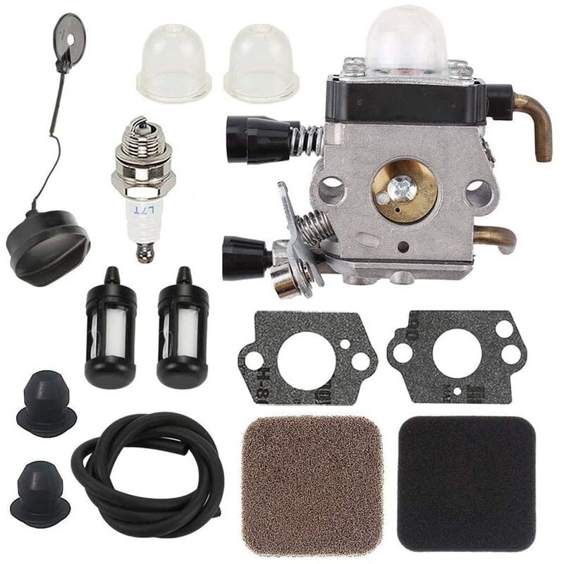 foto del prodotto snq kit carburatore fs85 adatto per sthil fs75 fs80 fs85 hs75 hs80 hs85 hl75 fh75 ht70 ht75 km80 km85 sp80 sp85 fc85 fc85,