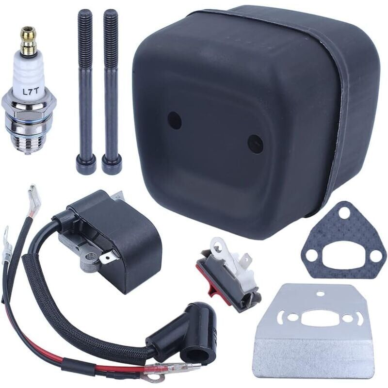 foto del prodotto snq kit de joint de bouclier thermique de boulon de silencieux d chappement pour husqvarna 137 142 et 136 141 le 41 36 545006044 pi ces de