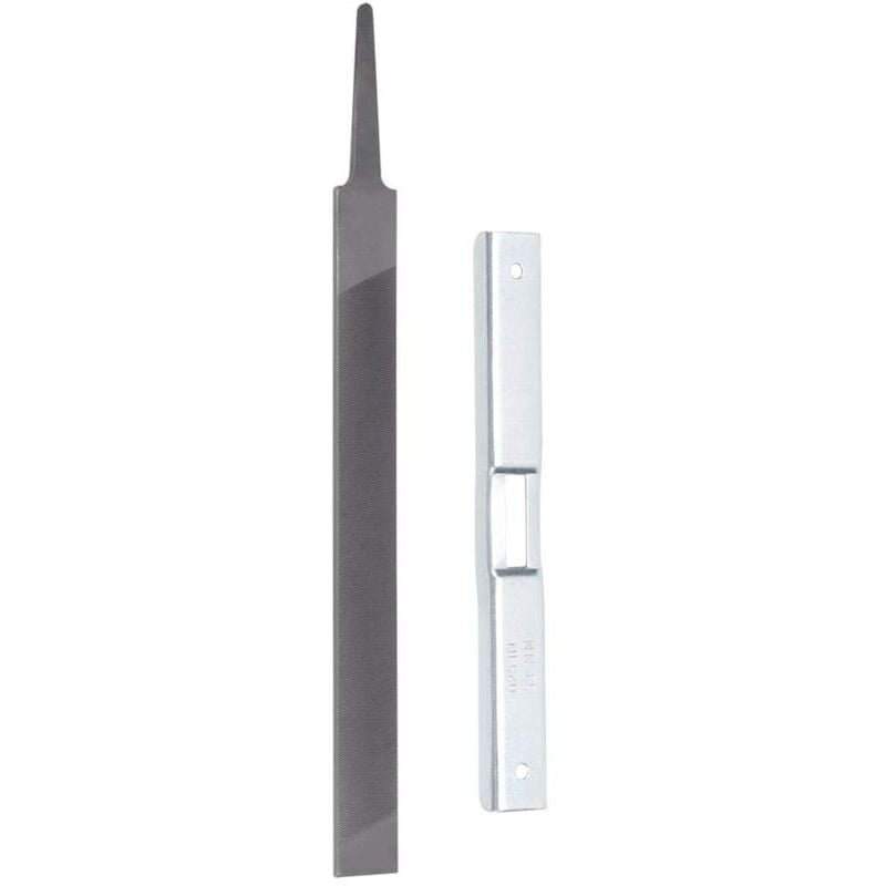 foto del prodotto snq kit di 2 utensili universali per affilatura motosega, calibro di profondit motosega, set di lime piatte, per potatura alberi, giardinaggio e