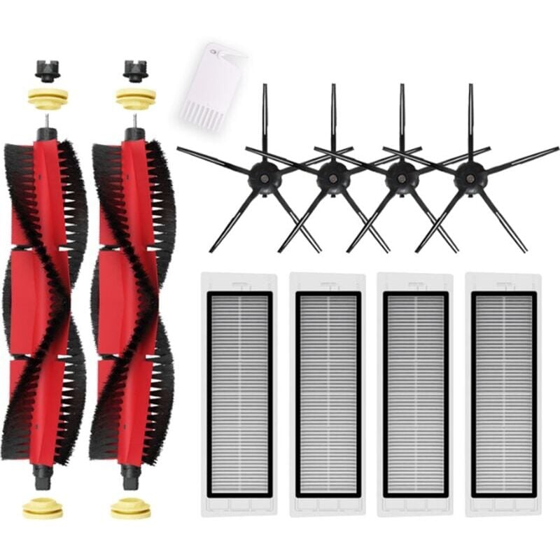 foto del prodotto snq kit di accessori per xiaomi roborock s5 max s6 pure s6 s55 maxv spazzole laterali principali filtro hepa spazzola a rullo per mocio ricambi per