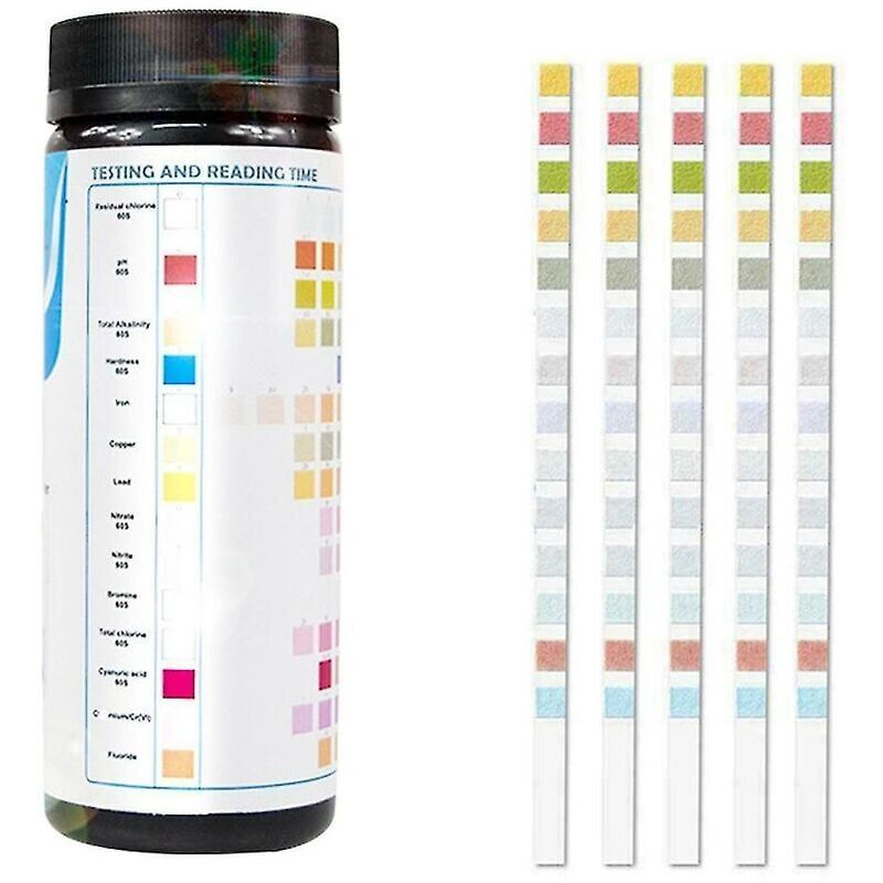 foto del prodotto snq kit di analisi dell acqua potabile 14 in 1 test della qualit dell acqua per acqua di pozzo e di rubinetto 50 pezzi